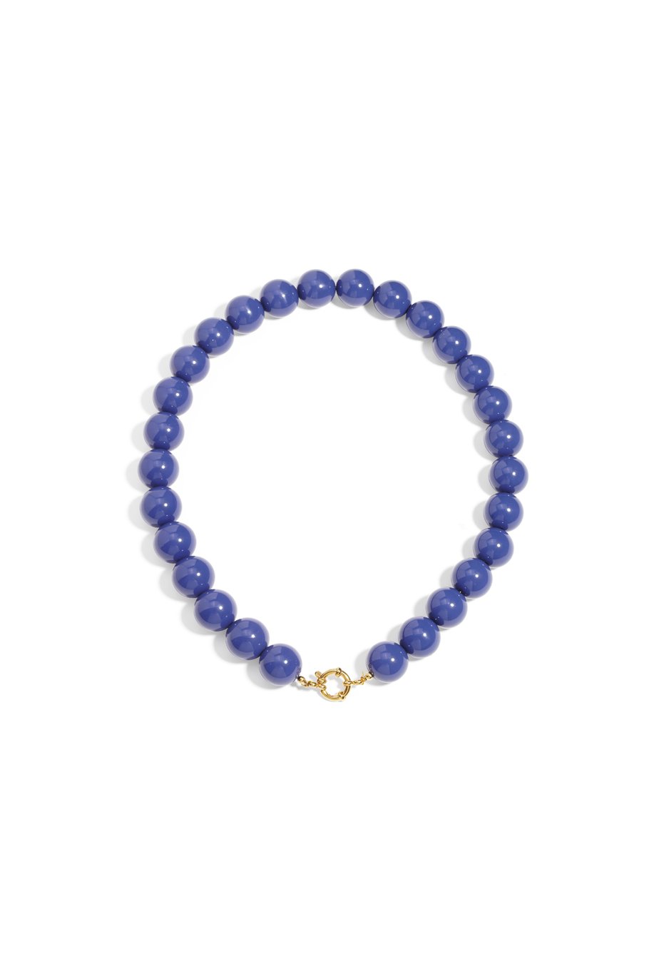 Collier de perles à attache centrale