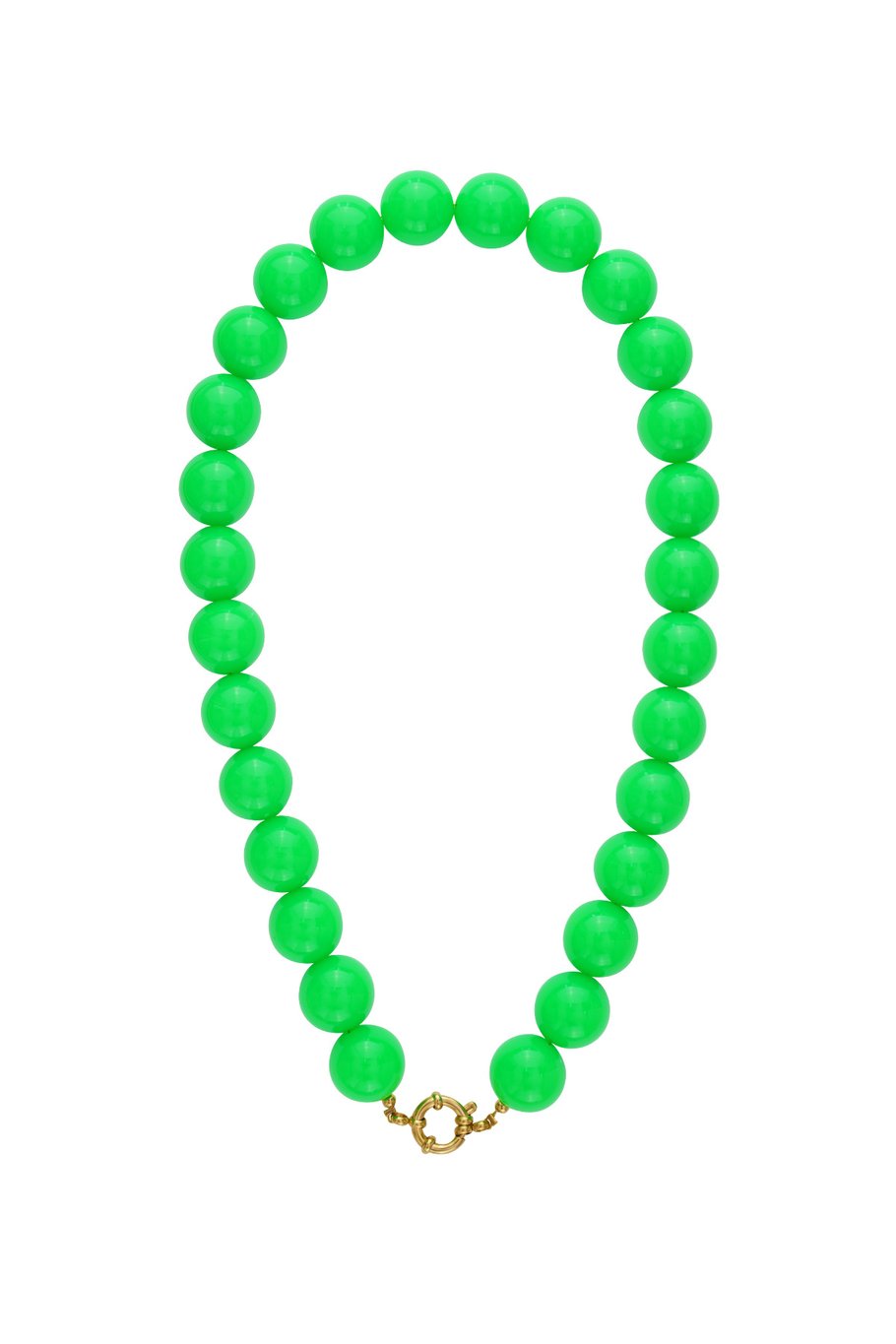 Collier de perles à attache centrale