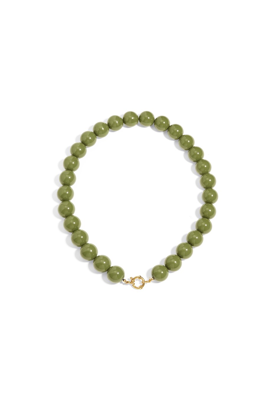 Collier de perles à attache centrale