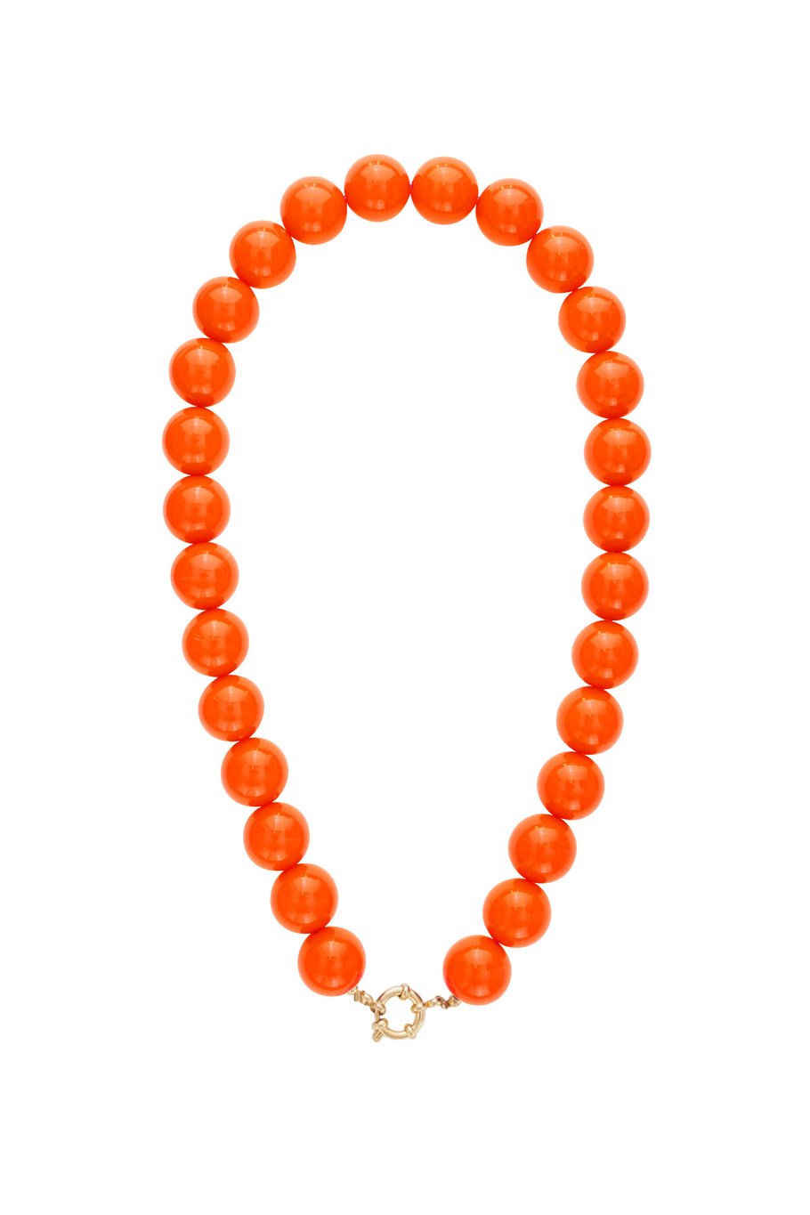 Collier de perles à attache centrale