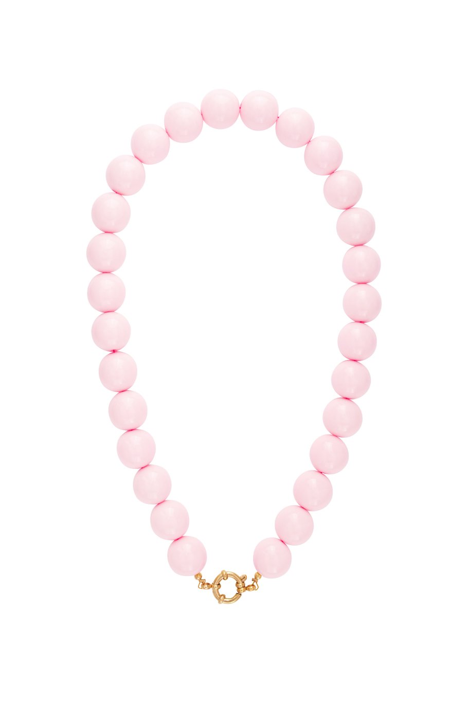 Collier de perles à attache centrale