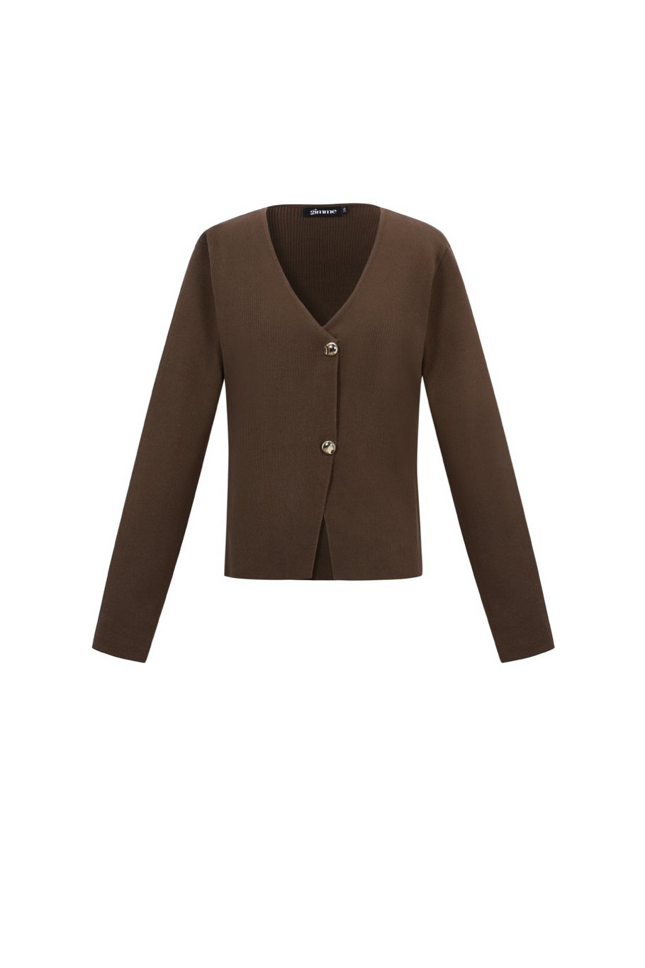GILET A BOUTONS DORES