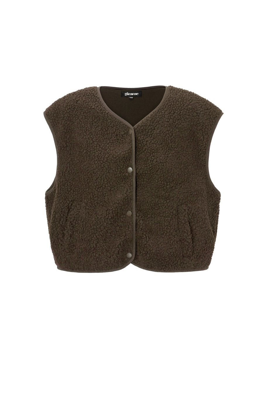 GILLET TEDDY SANS MANCHES