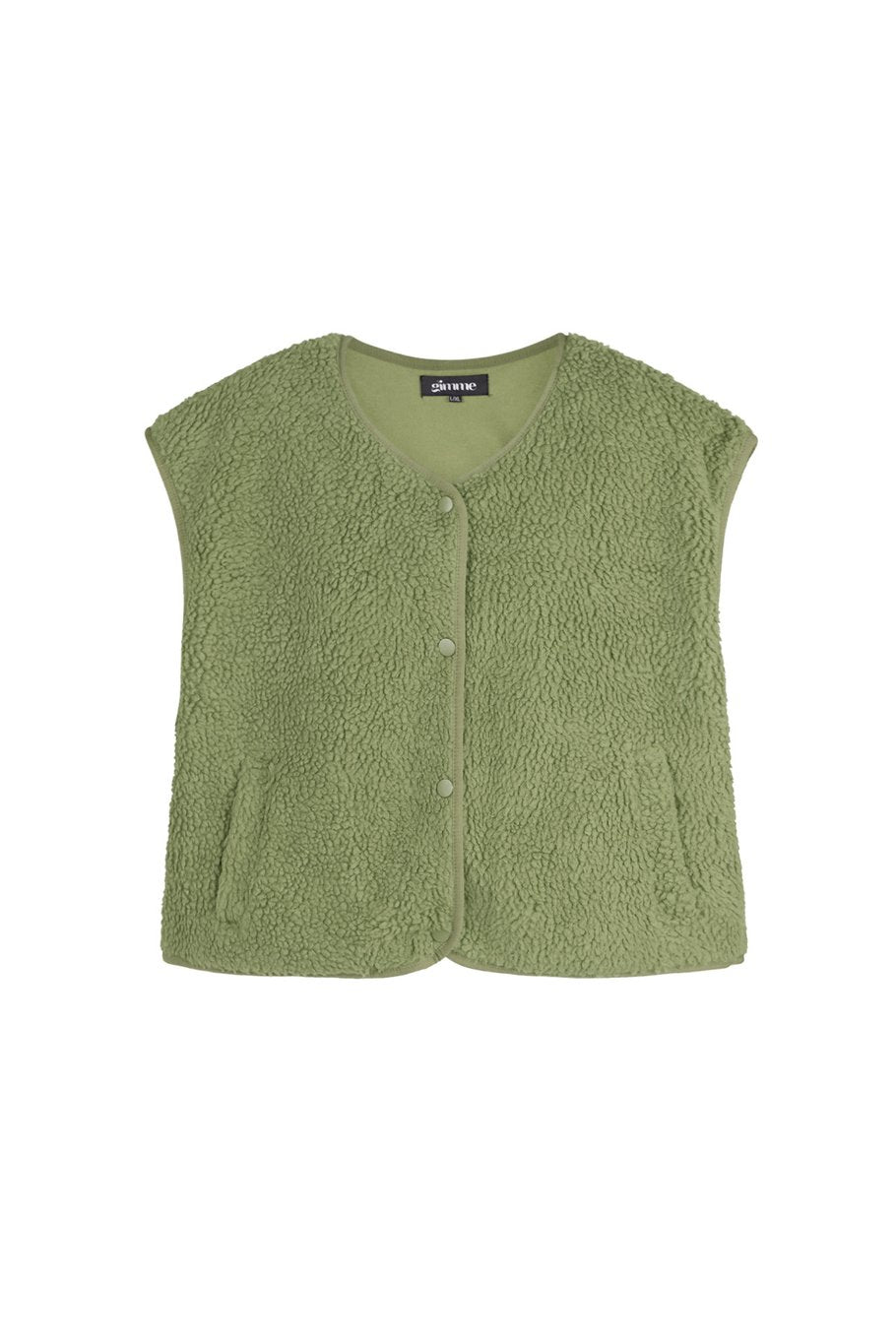 GILLET TEDDY SANS MANCHES