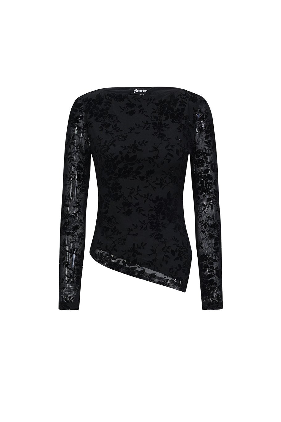 HAUT NOIR EN DENTELLE